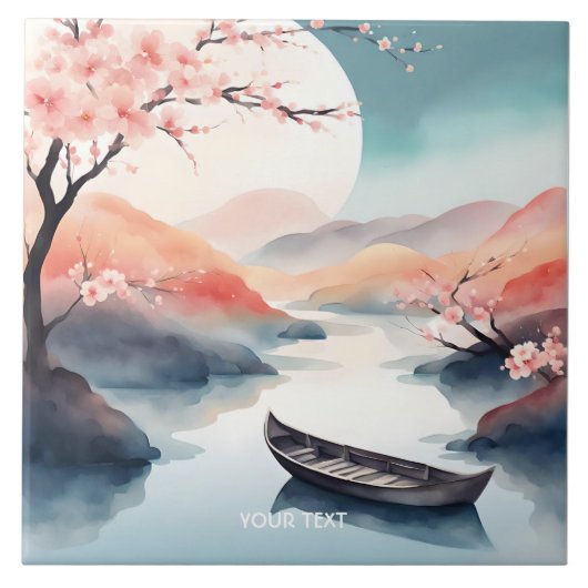 Carreau Imaginaire mignon Sun Sakura Bateau (Devant)