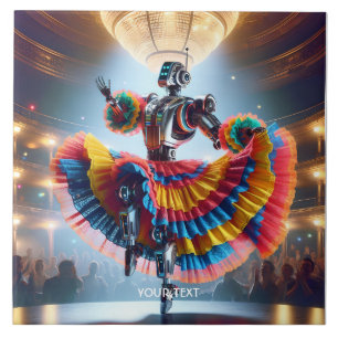 Carreau Imaginaire Mignonne Robot Danser Paris