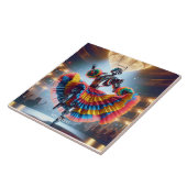 Carreau Imaginaire Mignonne Robot Danser Paris (Côté)