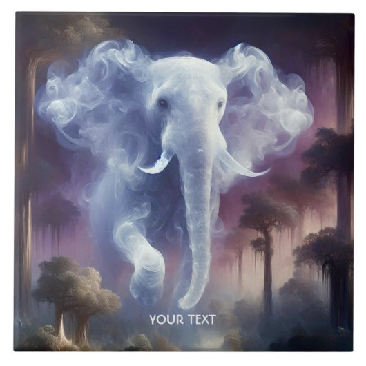 Carreau Imaginaire Mist Mist Elephant Jungle (Devant)