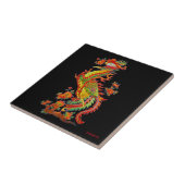 Carreau Imaginaire psychédélique Dragon fractal exotique P (Côté)