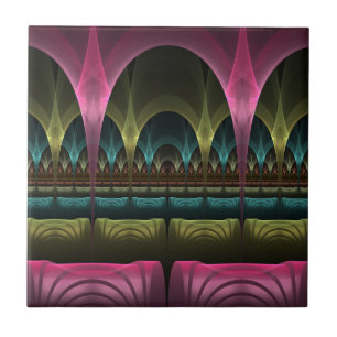 Carreau Imaginaire spécial Motif Abstrait coloré Fractal