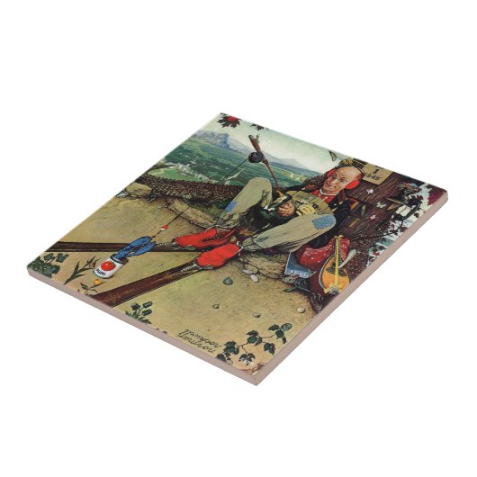 Carreau Imbécile d'avril, 1945 (Côté)