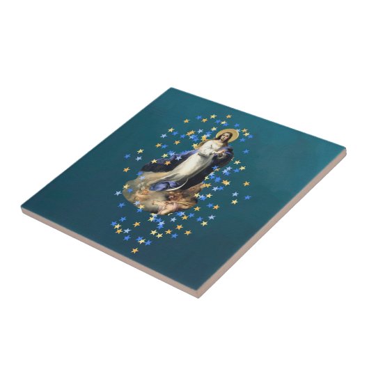 Carreau Immaculée Conception Assomption Vierge (Côté)