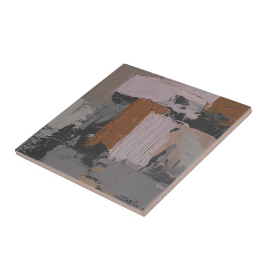 Carreau Impasto Abstrait I (Côté)