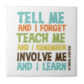 Carreau Impliquez-moi un devis inspirant (Devant)