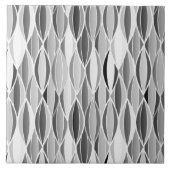 Carreau Impression à ruban du milieu du siècle - nuances d (Devant)