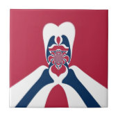 Carreau Impression Abstraite E.T. (Devant)