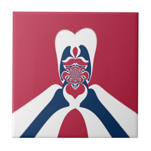 Carreau Impression Abstraite E.T. (Devant)