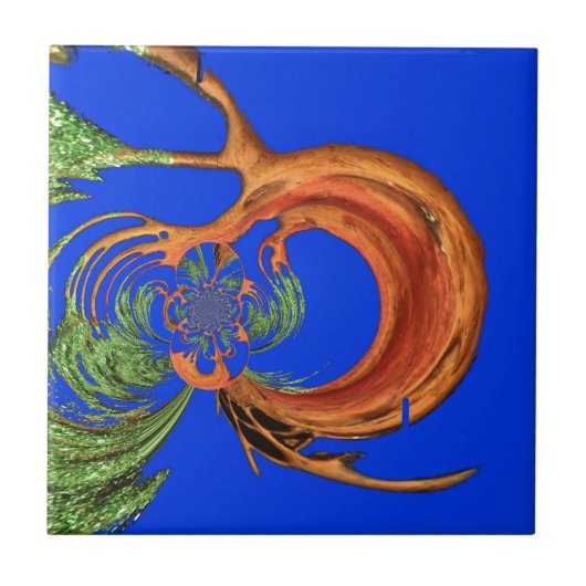 Carreau Impression Acacia Circle Art (Devant)