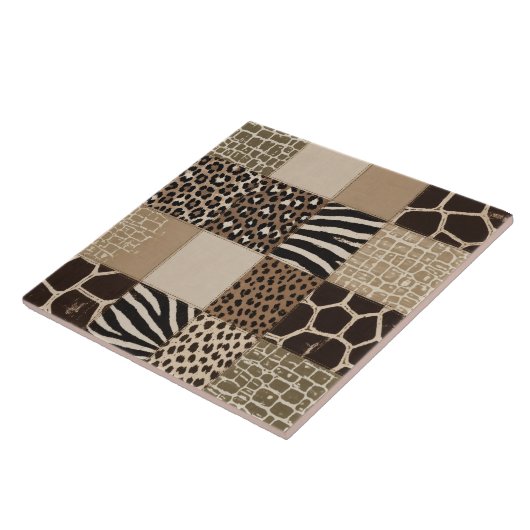 Carreau Impression animale patchwork (Côté)