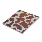 Carreau Impression Brown et blanche de vache (Côté)