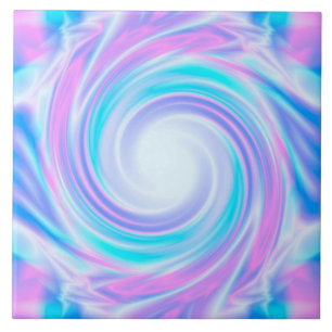Carreau Impression de couleurs violettes pastel liquides e