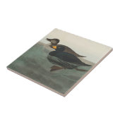 Carreau Impression de Macreuse noire d'Audubon : Canard cô (Côté)