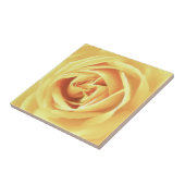 Carreau Impression de rose jaune (Côté)