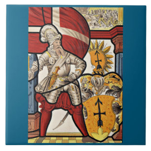 Carreau Impression de soldat suisse de l'an 1600