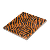 Carreau Impression de tigre d'aquarelle (Côté)