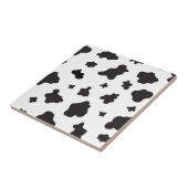 Carreau Impression de vache noir et blanc (Côté)