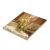 Carreau Impression des fleurs reflétées (Côté)