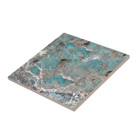 Carreau Impression en pierre cristalline en quartz Amazoni (Côté)