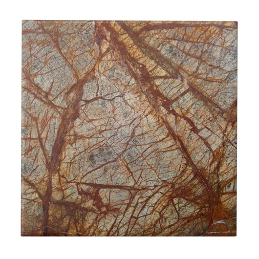 Carreau Impression en pierre cristalline en quartz Brown A (Devant)