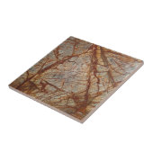 Carreau Impression en pierre cristalline en quartz Brown A (Côté)