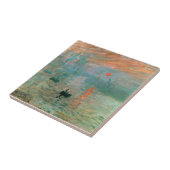 Carreau Impression, lever de soleil par Claude Monet (Côté)