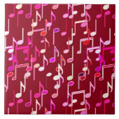 Carreau Impression musicale - Bourgogne, multi (Devant)