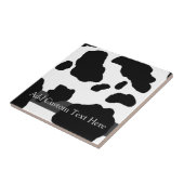 Carreau Impression personnalisée de vaches amusantes (Côté)