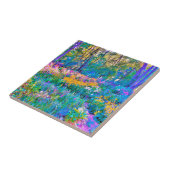 Carreau Impressionniste Jardin Coloré Fleurs Paysages (Côté)