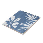 Carreau Impressions tropicales Indigo - Verdure tropicale (Côté)