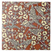 Carreau imprimé arrière - plan crème (Devant)