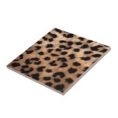 Carreau Imprimé Féminin Moderne Tendance Léopard Guépard (Côté)