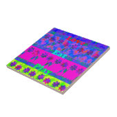 Carreau Imprimer Art Motivational Vibrant "Eat Love & Play (Côté)