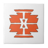 Carreau Imprimer - Design du sud-ouest de l'Inde (Devant)