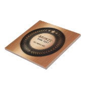 Carreau IMPRIMER do-it-yourself MÉDAILLE Champion de bronz (Côté)