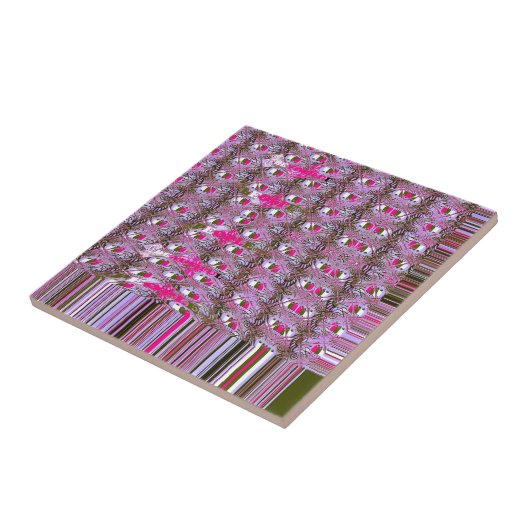 Carreau Imprimer l'art Motif Abstrait dense et complexe (Côté)