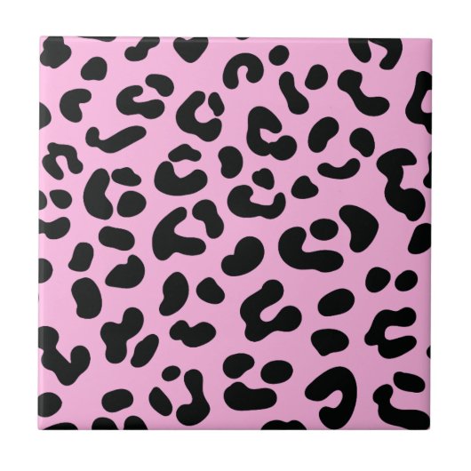 Carreau Imprimer Pastel Pink Cheetah (Devant)