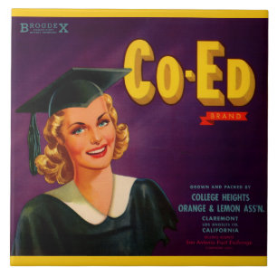 Carreau Imprimerie de étiquette d'agrumes de la marque Co-