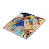 Carreau Improvisation 30 (Canons) de Wassily Kandinsky (Côté)