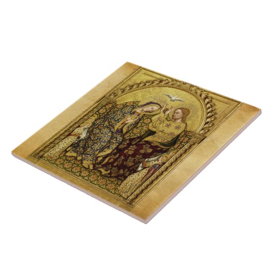 Carreau INCORONATION OF VIRGIN by Gentile Da Fabriano (Côté)