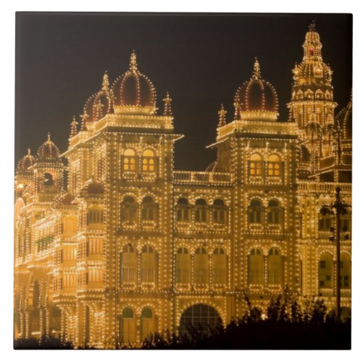 Carreau INDE, Karnataka, Mysore : Palais de Majaraja (b. (Devant)