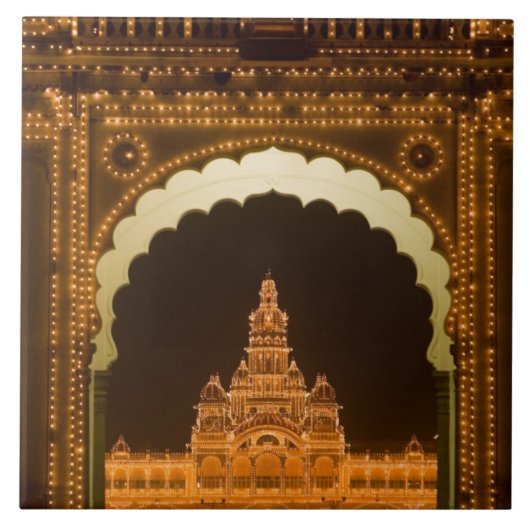 Carreau INDE, Karnataka, Mysore : Palais de Majaraja (b.3 (Devant)