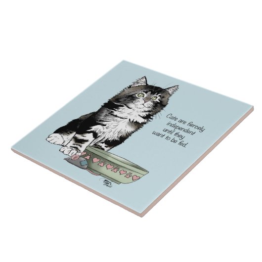 Carreau Indépendant Kitten Bowl Funny (Côté)