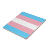 Carreau Indicateur de fierté transgenre (Côté)