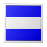 Carreau Indicateur ICS J<br><div class="desc">Affichez ce drapeau maritime pour ICS Flag Letter.</div>
