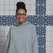 Carreau Indigo Azulejo Bleu Portugais Lisbonne C décoratif