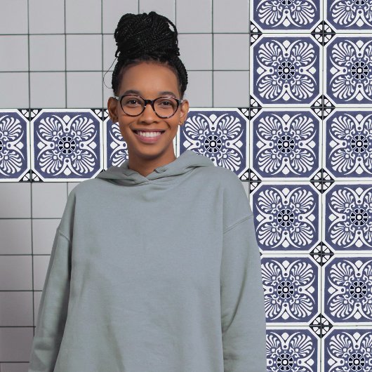 Carreau Indigo Azulejo Bleu Portugais Lisbonne C décoratif