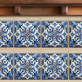 Carreau Indigo Azulejo Bleu Portugais Lisbonne Décor