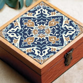 Carreau Indigo Azulejo Bleu Portugais Lisbonne Décor